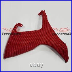 Carbon Fiber Fairing Kit +Tank Cover for SUZUKI GSXR600/750 2006 2007 Red Black
