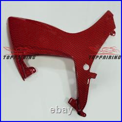 Carbon Fiber Fairing Kit +Tank Cover for SUZUKI GSXR600/750 2006 2007 Red Black