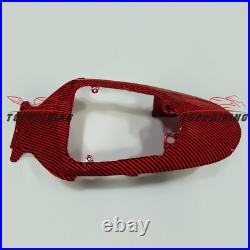 Carbon Fiber Fairing Kit +Tank Cover for SUZUKI GSXR600/750 2006 2007 Red Black