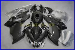 Carbon Fiber Fairing Kit withTank For Kawasaki Ninja 400 2018-2023 ABS Gray Black