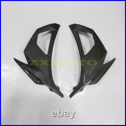 Carbon Fiber Fairing Kit withTank For Kawasaki Ninja 400 2018-2023 ABS Gray Black
