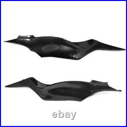 Carbon Fiber Front Side Gas Tank Driver Seat Fairing For Kawasaki ZX6R 2013-2018