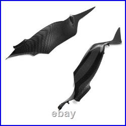 Carbon Fiber Front Side Gas Tank Driver Seat Fairing For Kawasaki ZX6R 2013-2018