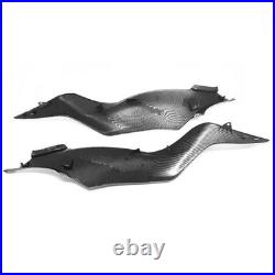 Carbon Fiber Front Side Gas Tank Driver Seat Fairing For Kawasaki ZX6R 2013-2018