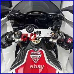 Carbon Fiber Front Tank AirBox Cover Guard Fairing For 2020-2026 Yamaha R1 R1M