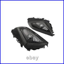Carbon Fiber Front Tank Gas Side Frame Fairing Cowl For Yamaha YZF R7 2021-2024