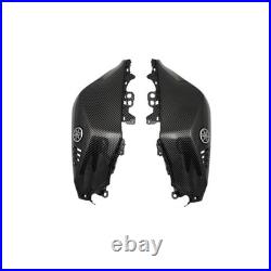 Carbon Fiber Front Tank Gas Side Frame Fairing Cowl For Yamaha YZF R7 2021-2024