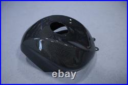 Carbon Fiber Fuel Gas Tank Cowl Black Cover For Kawasaki Ninja ZX10R 2004 2005