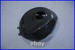 Carbon Fiber Fuel Gas Tank Cowl Black Cover For Kawasaki Ninja ZX10R 2004 2005