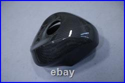 Carbon Fiber Fuel Gas Tank Cowl Black Cover For Kawasaki Ninja ZX10R 2004 2005