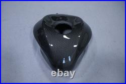 Carbon Fiber Fuel Gas Tank Cowl Black Cover For Kawasaki Ninja ZX10R 2004 2005