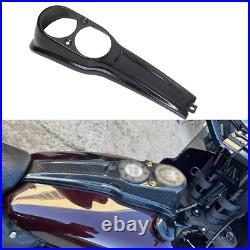 Carbon Fiber Fuel Gas Tank Panel Console for Harley 20-21 Low Rider S 18-up FXLR