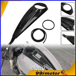 Carbon Fiber Fuel Tank Console Cover Fit for Harley Street Glide FLHX/I 2024-26