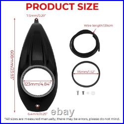 Carbon Fiber Fuel Tank Console Cover Fit for Harley Street Glide FLHX/I 2024-26