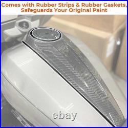 Carbon Fiber Fuel Tank Console Cover Fit for Harley Street Glide FLHX/I 2024-26
