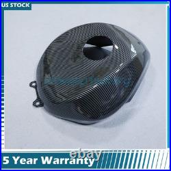 Carbon Fiber Fuel Tank Cover Cowl For Kawasaki Ninja ZX10R ZX 10R 2004 2005 04