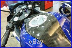 Carbon Fiber Fuel Tank Cover Gas Tank Cover for YAMAHA YZF- R3 R3 YZF-R25 R25