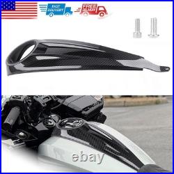 Carbon Fiber Fuel Tank Panel Cover For Harley Street Road Glide FLHX FLTRX 24-25