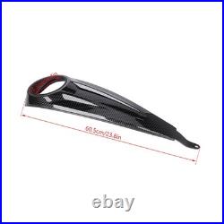 Carbon Fiber Fuel Tank Panel Cover For Harley Street Road Glide FLHX FLTRX 24-25