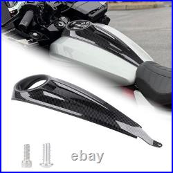 Carbon Fiber Fuel Tank Panel Cover For Harley Street Road Glide FLHX FLTRX 24-25