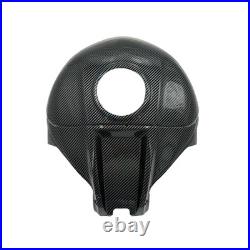 Carbon Fiber Fuel Tank Protective Cover ABS For Kawasaki Ninja ZX-10R 2011-2025