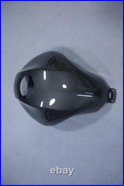 Carbon Fiber Gas Fuel Tank Cover Cowl Fairing For Kawasaki Ninja 650R 2009-2011