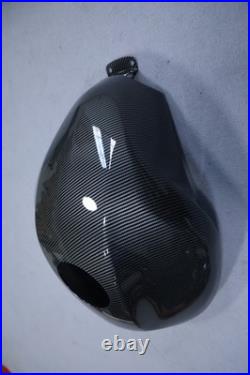 Carbon Fiber Gas Fuel Tank Cover Cowl Fairing For Kawasaki Ninja 650R 2009-2011