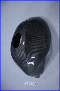 Carbon Fiber Gas Fuel Tank Cover Cowl Fairing For Kawasaki Ninja 650R 2009-2011