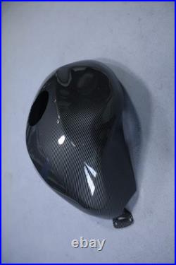Carbon Fiber Gas Fuel Tank Cover Cowl Fairing For Kawasaki Ninja 650R 2009-2011