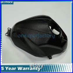 Carbon Fiber Gas Tank Cover Cowl Fairings For Kawasaki Ninja 500 ABS 2024-2026