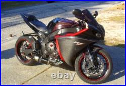 Carbon Fiber Gas Tank Cover Hybrid 09-2010-2011-2012-2013-2014 Yamaha Yzf R1