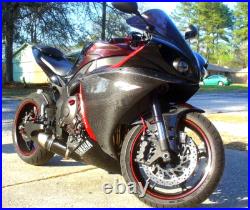 Carbon Fiber Gas Tank Cover Hybrid 09-2010-2011-2012-2013-2014 Yamaha Yzf R1