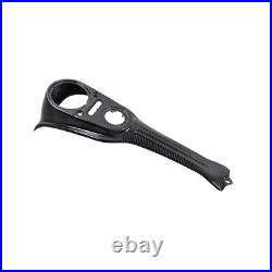 Carbon Fiber Gas Tank Dash Panel Console for Harley 13-17 Street Bob FXDB Black