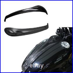 Carbon Fiber Gas Tank Dash Panel Cover for Harley 2018-24 Fat Bob FXFB FXFBS 114