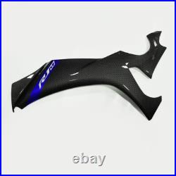 Carbon Fiber Glossy Black Fairing Kit+Tank Cover For Yamaha YZF R1 R1M 2020-2024