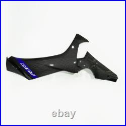 Carbon Fiber Glossy Black Fairing Kit+Tank Cover For Yamaha YZF R1 R1M 2020-2024