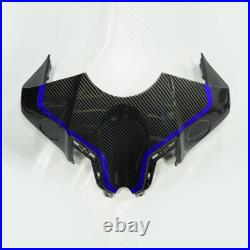 Carbon Fiber Glossy Black Fairing Kit+Tank Cover For Yamaha YZF R1 R1M 2020-2024