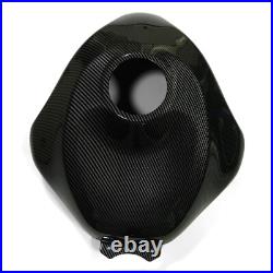 Carbon Fiber Look Fuel Gas Tank Cover Fairing For Kawasaki Ninja ZX-6R 2009-2024