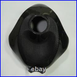 Carbon Fiber Look Fuel Gas Tank Cover Fairing For Kawasaki Ninja ZX-6R 2009-2024