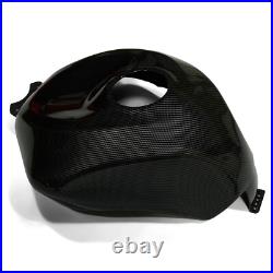 Carbon Fiber Look Fuel Gas Tank Cover Fairing For Kawasaki Ninja ZX-6R 2009-2024