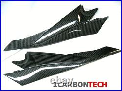Carbon Fiber Lower Tank Panels 08 09 2008 2009 2010 Suzuki Gsxr 600 750