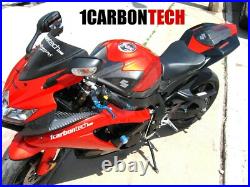 Carbon Fiber Lower Tank Panels 08 09 2008 2009 2010 Suzuki Gsxr 600 750
