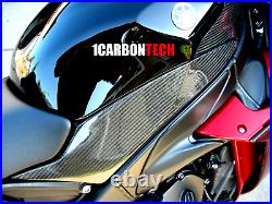 Carbon Fiber Lower Tank Panels 09-2009-2010-2011-2012-2013-2014 Yamaha Yzf R1