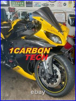 Carbon Fiber Lower Tank Panels 09-2009-2010-2011-2012-2013-2014 Yamaha Yzf R1