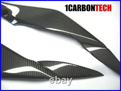 Carbon Fiber Lower Tank Panels 4piece 05 06 2005 2006 Suzuki Gsxr 1000