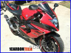 Carbon Fiber Lower Tank Panels 4piece 05 06 2005 2006 Suzuki Gsxr 1000