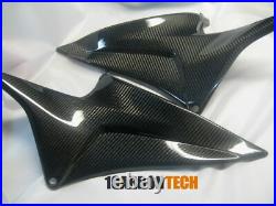 Carbon Fiber Lower Tank Side Panels 07-08-09-2010-2011-2012 Honda Cbr 600rr