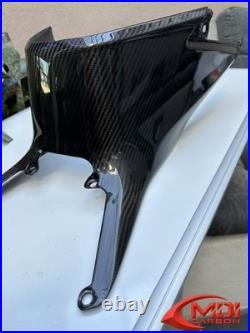 Carbon Fiber Mid Tank Cover for KTM 1290 Super Duke R Black 2022-2023