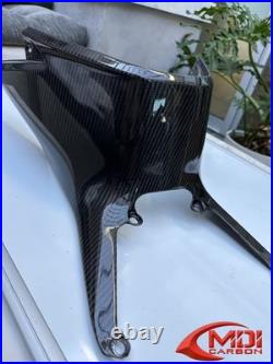 Carbon Fiber Mid Tank Cover for KTM 1290 Super Duke R Black 2022-2023