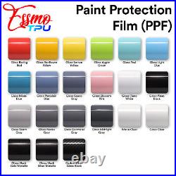 Carbon Fiber PPF Paint Protection Film Vinyl Wrap Gloss Black Scratch Shield TPU